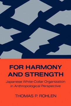 For Harmony and Strength (eBook, ePUB) - Rohlen, Thomas P.