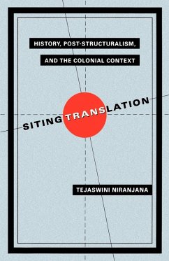 Siting Translation (eBook, ePUB) - Niranjana, Tejaswini