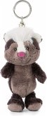 NICI 47332 - Forest Friends, Schlüsselanhänger Stinktier Chiala Skunk, Plüsch, 10 cm