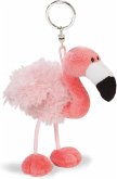 NICI 47870 - Schlüsselanhänger Flamingo, Plüsch, 10 cm