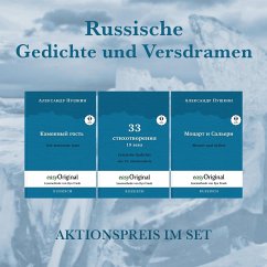 Russische Gedichte und Versdramen (Bücher + 3 Audio+CDs) - Puschkin, Alexander