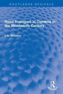 Cover Road Transport in Cumbria in the Nineteenth Century (eBook, PDF)