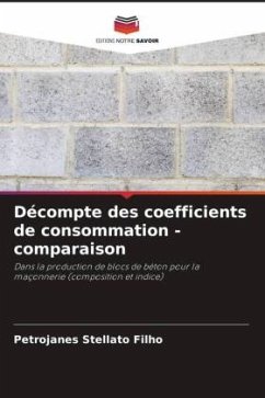 Décompte des coefficients de consommation - comparaison - Stellato Filho, Petrojanes
