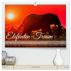 Elefanten-Traum - Herzenssache Afrika (hochwertiger Premium Wandkalender 2024 DIN A2 quer), Kunstdruck in Hochglanz