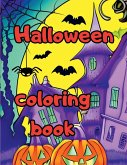 Halloween Coloring Book: a haunted house themed coloring book for children