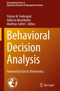 Cover Behavioral Decision Analysis
