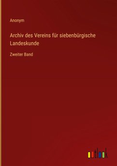 Archiv des Vereins für siebenbürgische Landeskunde