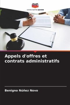 Appels d'offres et contrats administratifs - Núñez Novo, Benigno