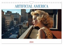 Artificial America (Wandkalender 2024 DIN A4 quer), CALVENDO Monatskalender - Kersten, Peter