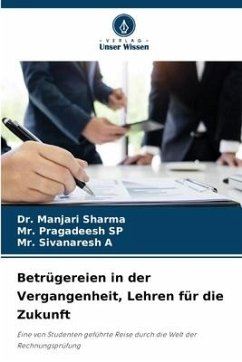 Betrügereien in der Vergangenheit, Lehren für die Zukunft - Sharma, Dr. Manjari;SP, Mr. Pragadeesh;A, Mr. Sivanaresh