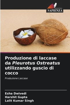 Produzione di laccase da Pleurotus Ostreatus utilizzando guscio di cocco - Dwivedi, Esha;Gupta, Harshit;Singh, Lalit Kumar