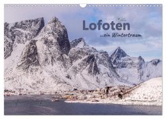 Lofoten ...ein Wintertraum (Wandkalender 2024 DIN A3 quer), CALVENDO Monatskalender