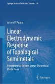 Linear Electrodynamic Response of Topological Semimetals (eBook, PDF)