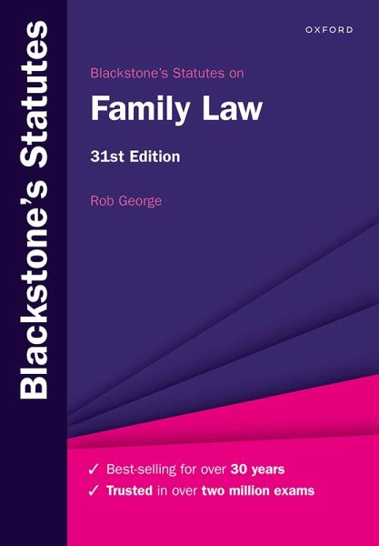 Blackstone's Statutes on Family Law (eBook, PDF)