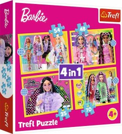 4 in 1 Puzzle - Barbie