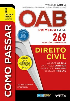 Como passar OAB - Direito Civil (eBook, ePUB) - Garcia, Wander; Dompieri, Ana Paula; Pinheiro, Gabriela R.; Nicolau, Gustavo