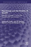 Psychology and the Poetics of Growth (eBook, PDF)