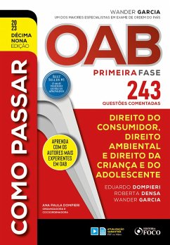 Como passar OAB - Direito Consumidor, Ambiental e ECA (eBook, ePUB) - Dompieri, Eduardo; Densa, Roberta; Garcia, Wander