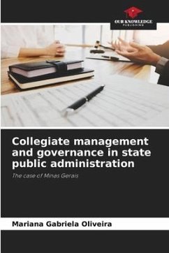 Collegiate management and governance in state public administration - Oliveira, Mariana Gabriela