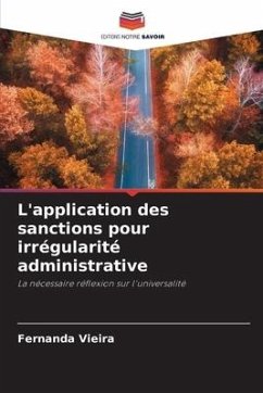 L'application des sanctions pour irrégularité administrative - Vieira, Fernanda