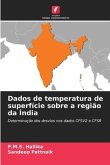 Dados de temperatura de superfície sobre a região da Índia