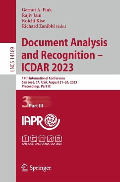 Cover Document Analysis and Recognition - ICDAR 2023 (eBook, PDF)