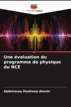 Cover Une évaluation du programme de physique du NCE
