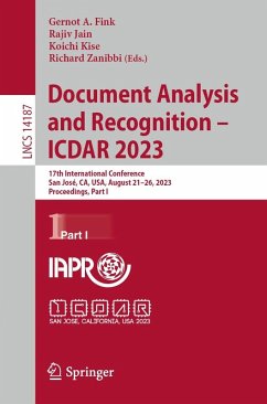 Cover Document Analysis and Recognition - ICDAR 2023 (eBook, PDF)
