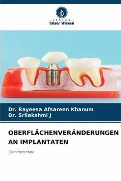 Cover OBERFLÄCHENVERÄNDERUNGEN AN IMPLANTATEN