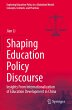 Shaping Education Policy Discourse - Bild 1
