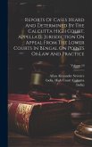 Reports Of Cases Heard And Determined By The Calcutta High Court, Appellate Jurisdiction On Appeal From The Lower Courts In Bengal On Points Of Law An