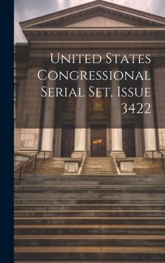 Cover United States Congressional Serial Set, Issue 3422