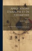 Applications D'analyse Et De Géométrie: Qui Ont Servi De Principal Fondement Au Traité Des Propriétés Projectives Des Figures; Volume 1