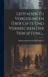 Leitfaden Zu Vorlesungen Über Gifte... - Bild 1