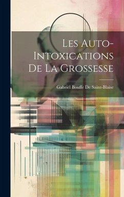 Les Auto-Intoxications De La Grossesse - de Saint-Blaise, Gabriël Bouffe