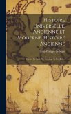 Histoire Universelle, Ancienne Et Moderne. Histoire Ancienne: Histoire De Sicile, De Carthage Et Des Juifs...
