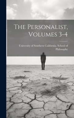 The Personalist, Volumes 3-4 The Personalist, Volumes 3-4