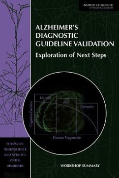 Alzheimer's Diagnostic Guideline Validation - Institute Of Medicine; Board On Health Sciences Policy; Forum on Neuroscience and Nervous Systems Disorders