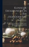 Klinische Erfahrungen In Der Homöopathie
