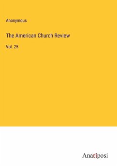 Cover The American Church Review
