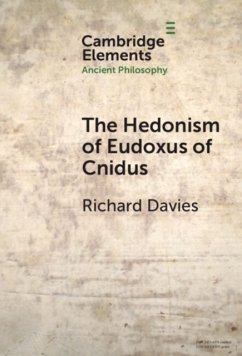 The Hedonism of Eudoxus of Cnidus - Davies, Richard (Universita degli Studi di Bergamo)