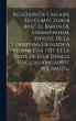 Relation De L'affaire Du Comte Zobor... - Bild 1