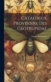Catalogue Provisoire Des Geotrupidae