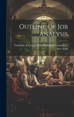 Outline Of Job Analysis