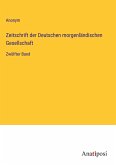 Zeitschrift der Deutschen morgenländischen Gesellschaft