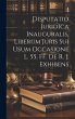 Disputatio Juridica Inauguralis,... - Bild 1