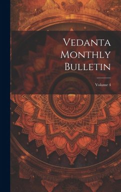 Cover Vedanta Monthly Bulletin; Volume 4