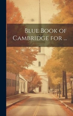 Blue Book of Cambridge for ... - Anonymous