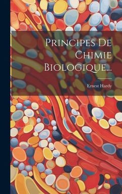 Cover Principes De Chimie Biologique...