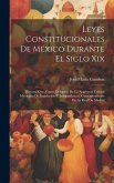 Leyes Constitucionales De México Durante El Siglo Xix: Discurso Que, Como Delegado De La Academia Central Mexicana De Legislacion Y Jurisprudencia, Co